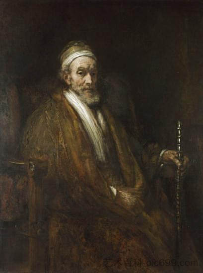 雅各布·特里普的肖像 Portrait of Jacob Trip (1661),伦勃朗