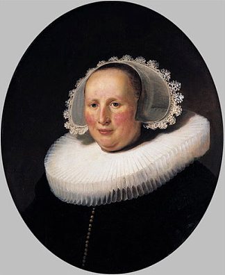 Maertgen van Bilderbeecq的肖像 Portrait of Maertgen van Bilderbeecq (1633)，伦勃朗