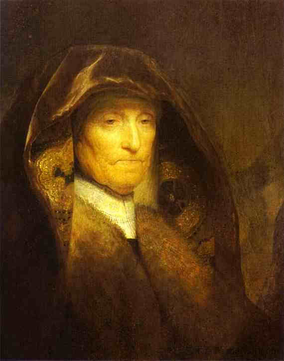 艺术家母亲的肖像 Portrait of the Artist's Mother (1629 - 1631),伦勃朗