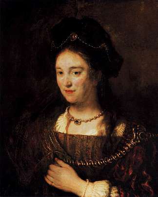 萨斯基亚，艺术家的妻子 Saskia, the Artist’s Wife (1643)，伦勃朗