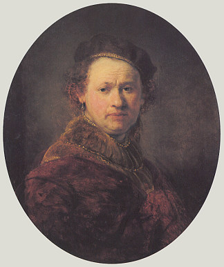 自画像 Self-portrait (c.1645)，伦勃朗