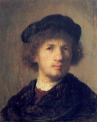 自画像 Self-portrait (1630)，伦勃朗