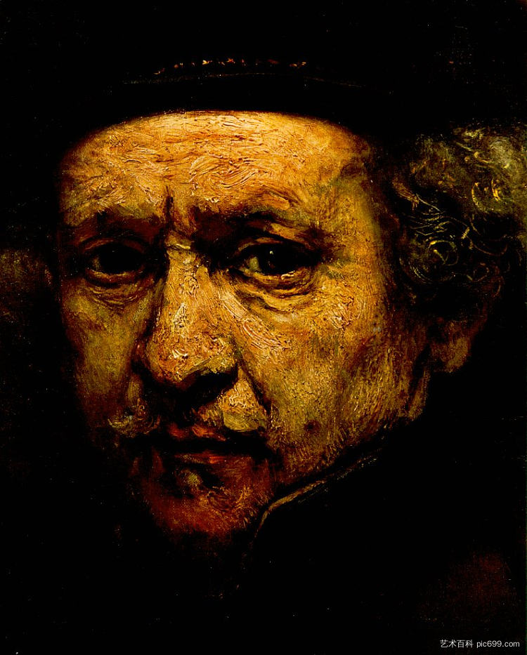 自画像 Self-portrait (1659)，伦勃朗