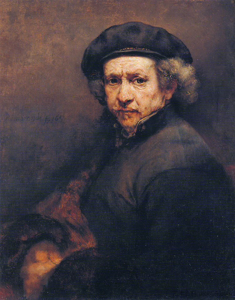 自画像 Self-portrait (1659)，伦勃朗