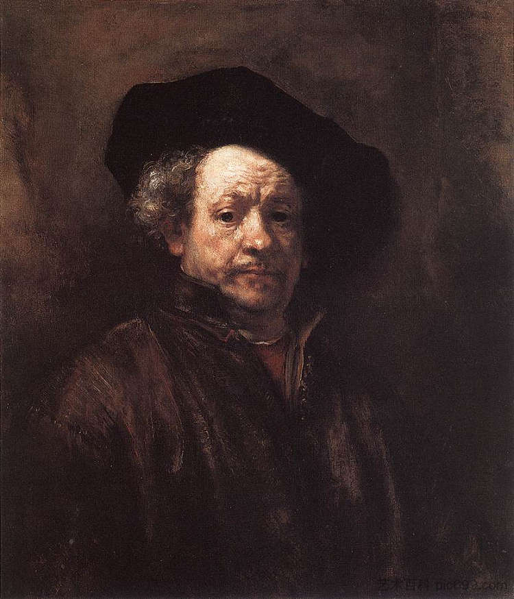 自画像 Self-portrait (1660),伦勃朗