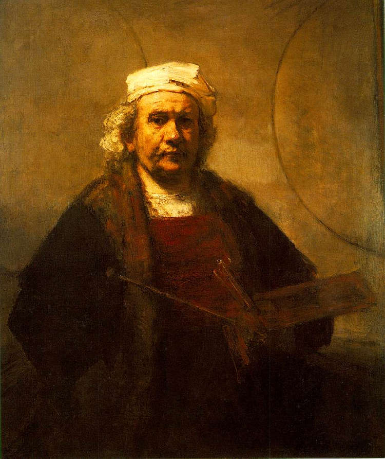 自画像 Self-Portrait (1665),伦勃朗