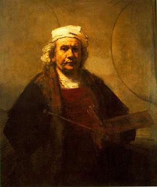 自画像 Self-Portrait (1665)，伦勃朗