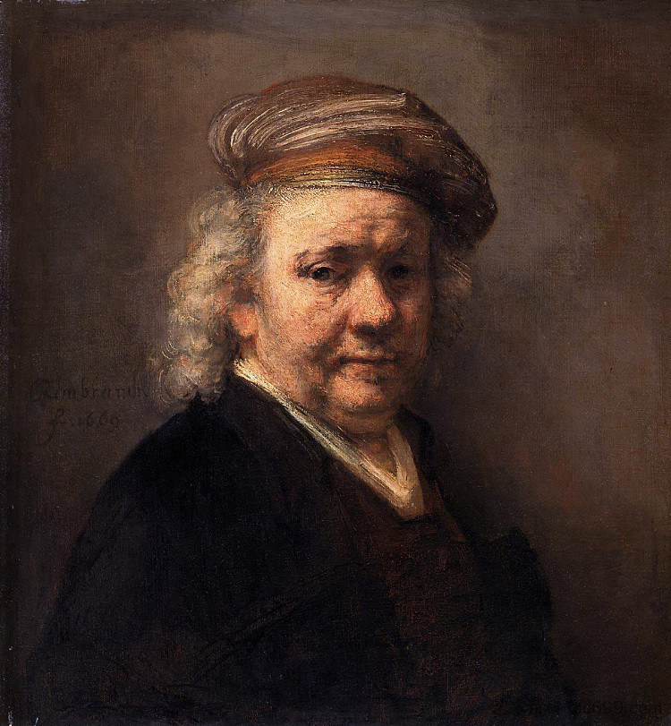 自画像 Self-portrait (1669)，伦勃朗