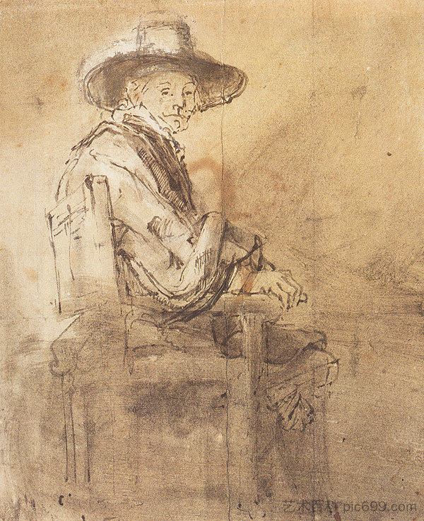 席席席席的雅各布·范龙 Sitting Syndic Jacob van Loon (1660 - 1662)，伦勃朗