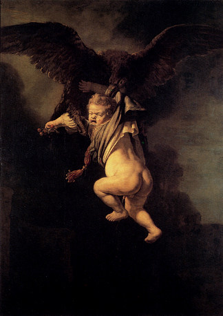 木卫三的绑架 The Abduction of Ganymede (1635)，伦勃朗