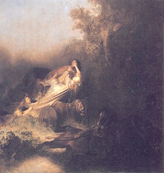 绑架普罗塞尔皮纳 The Abduction of Proserpina (c.1631)，伦勃朗