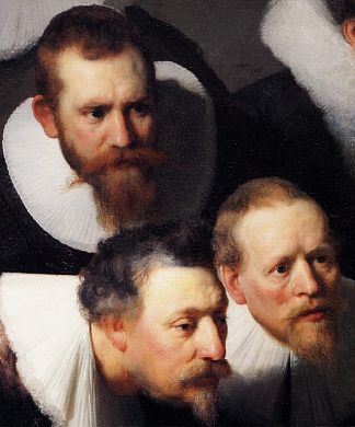 尼古拉斯·图尔普博士的解剖课（片段） The Anatomy Lesson of Dr. Nicolaes Tulp(fragment) (1632)，伦勃朗