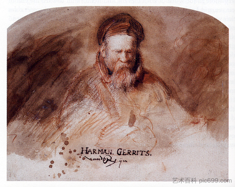 艺术家的父亲 The Artist`s Father (1630),伦勃朗