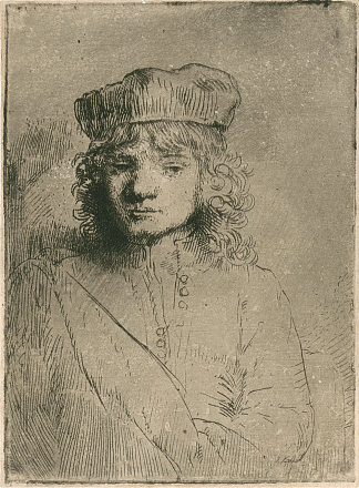 画家的儿子提图斯 The artist`s son Titus (1656)，伦勃朗