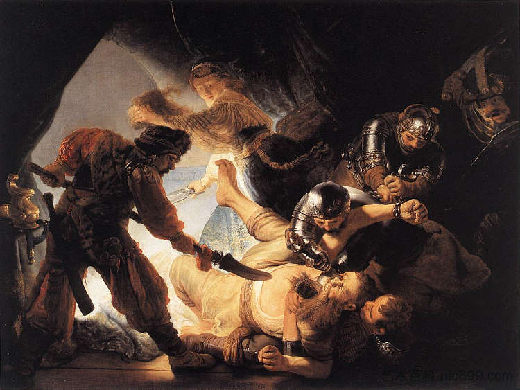 参孙的失明 The Blinding of Samson (1636),伦勃朗
