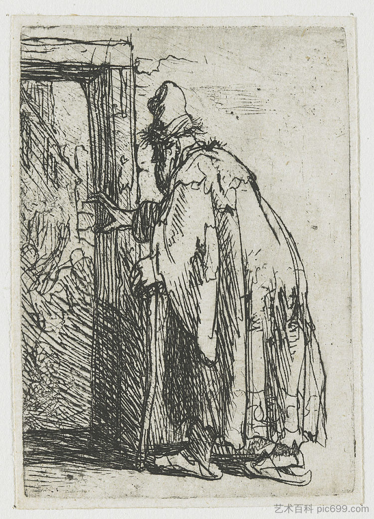 托比特的失明 The blindness of Tobit (1629),伦勃朗