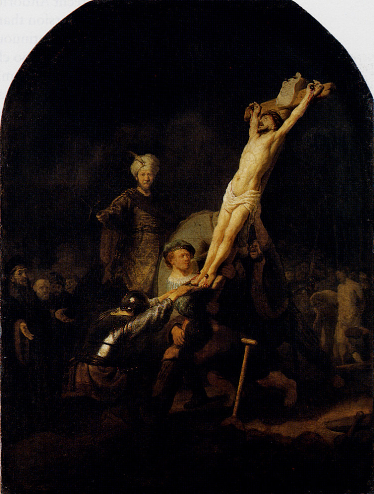 十字架的提升 The Elevation Of The Cross (c.1633)，伦勃朗