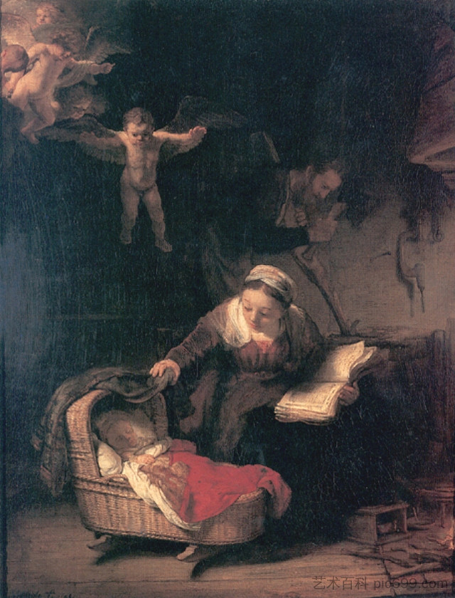 神圣家族 The Holy Family (1645),伦勃朗