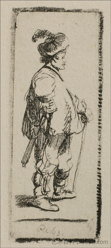 小波兰人 The Little Polander (1631),伦勃朗