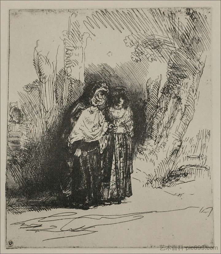西班牙吉普赛人 The Spanish Gypsy (1644),伦勃朗