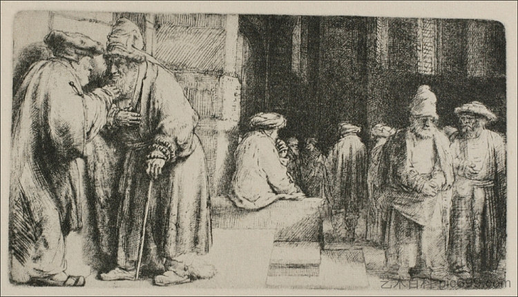 会堂 The Synagogue (1648),伦勃朗