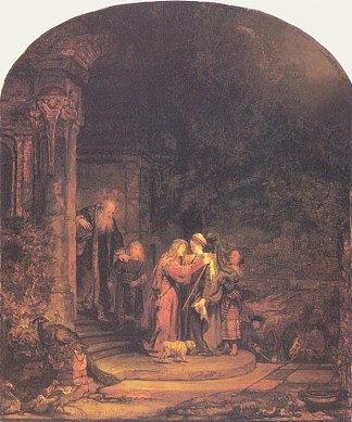 探访 The Visitation (1640)，伦勃朗