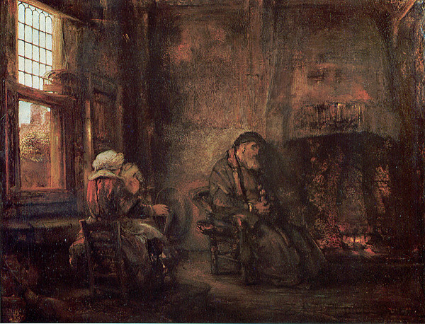 托比和安娜 Tobit and Anna (1659),伦勃朗