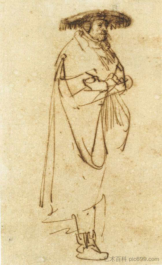 宽帽檐 Widebrim (1632 - 1639),伦勃朗