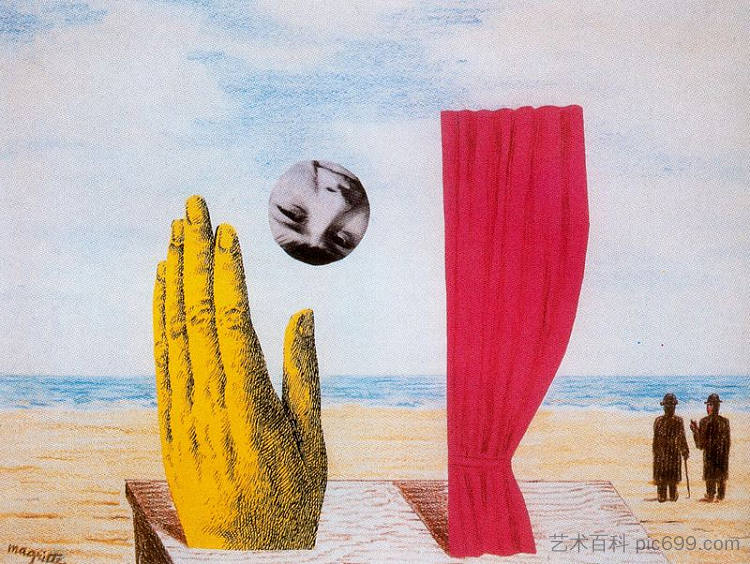 拼贴 Collage (1966; Belgium  )，勒内·马格里特