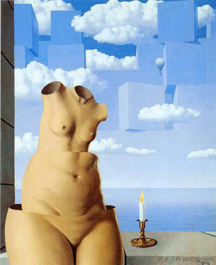 宏伟的妄想 Delusions of grandeur (1948; Brussels,Belgium  )，勒内·马格里特