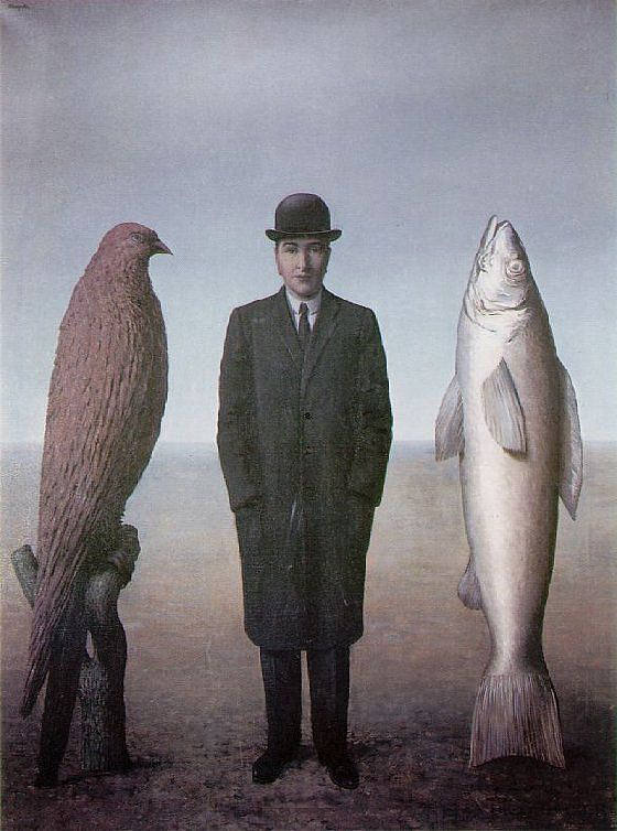精神的存在 The presence of spirit (1960; Brussels,Belgium  )，勒内·马格里特