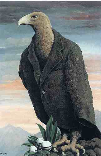 现在 The present (1939; Brussels,Belgium                     )，勒内·马格里特