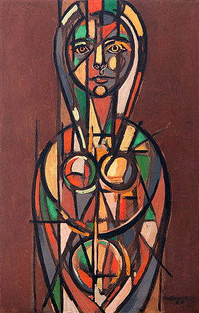 彩色玻璃女士 Stained Glass Lady (1958)，雷内·波托卡莱罗