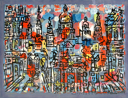 哈瓦那市的景色 View of the City of Havana (1970),雷内·波托卡莱罗