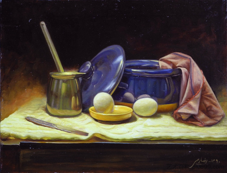 静物画 Still Life (2012; Tehran / Tehran,Iran,Islamic Republic of  )，礼萨·拉希米·拉斯科