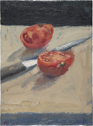刀+番茄I Knife + Tomato I (1962)，理查德德·迪本科恩