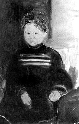 孩子的肖像 Child’s Portrait (c.1904)，理查德德·盖斯特尔