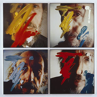 四幅自画像 05.3.81 Four Self-Portraits 05.3.81 (1990)，理查德德·哈密尔顿