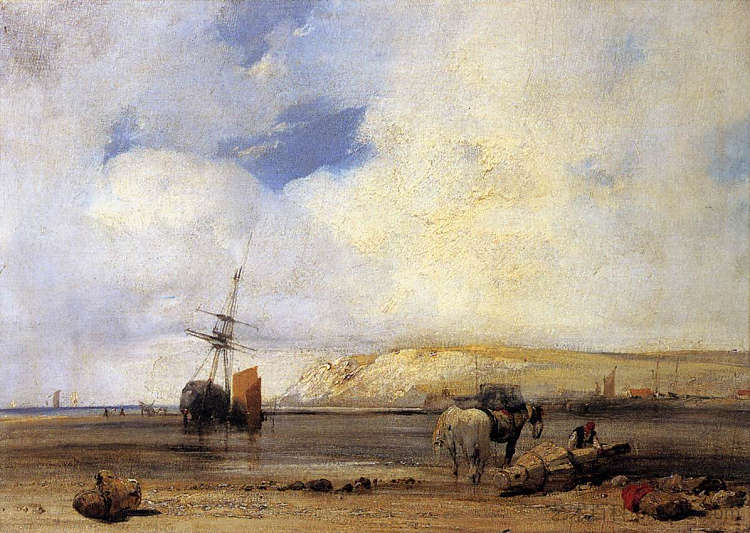 在皮卡第海岸 On the Coast of Picardy (1826; United Kingdom  )，理查德德·帕克斯·伯宁顿