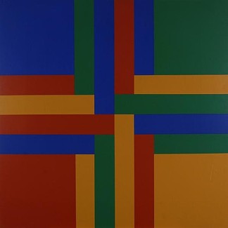 四个相互关联的颜色组 Four Interrelated Colour Groups (1968)，理查德德·保罗·洛斯