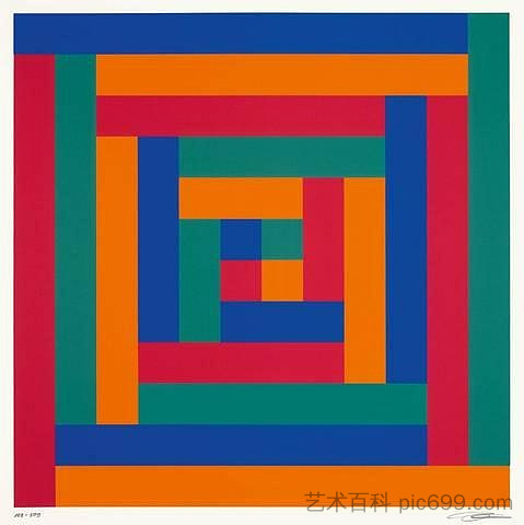 1-11 个相等组的进展 Progression von Sechs Gleichen Gruppen von 1-11 (1971),理查德德·保罗·洛斯