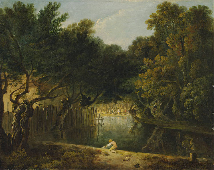 圣詹姆斯公园的荒野景观 View of the Wilderness in St. James's Park (1775)，理查德德·威尔逊