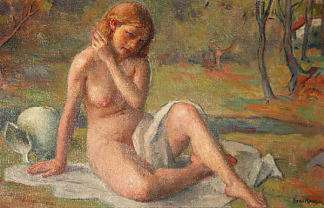 夏末（裸体） Late Summer (Nude)，罗伯特·布拉克曼