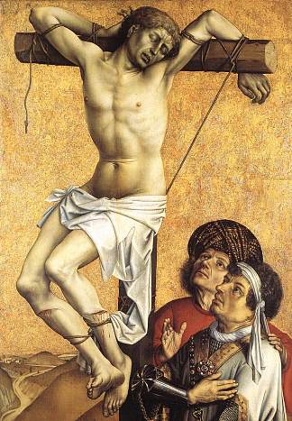 被钉十字架的小偷 The Crucified Thief (c.1410)，罗伯特.康宾