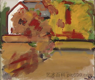 秋天风景与房子 Autumn Landscape with House (1968)，老罗伯特·德尼罗