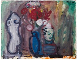 蓝色花瓶里的花 Flowers in a Blue Vase (1966)，老罗伯特·德尼罗
