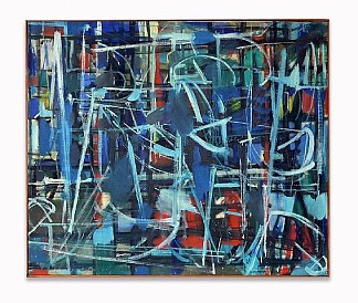 蓝色摘要 Abstract in Blue (1950)，罗伯特·古德诺