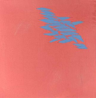 无题（蓝色、红色） Untitled (Blue, Red) (1973)，罗伯特·古德诺