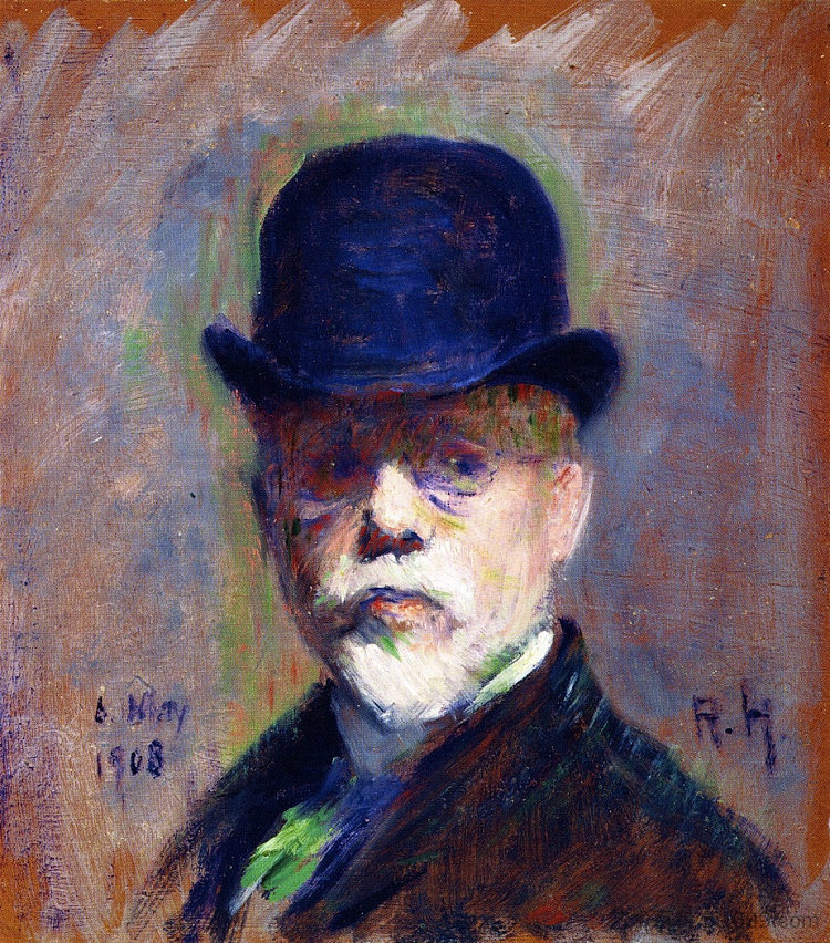 自画像 Self-Portrait (1908)，罗伯特·哈里斯