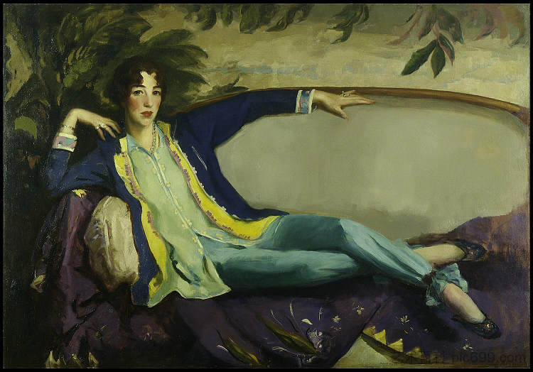 格特鲁德·范德比尔特·惠特尼 Gertrude Vanderbilt Whitney (1916)，罗伯特·亨利